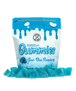 SOUR BLUE RASPBERRY GUMMIES