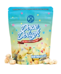 DOPE DOUGH BIRTHDAY CAKE