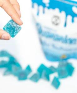 SOUR BLUE RASPBERRY GUMMIES